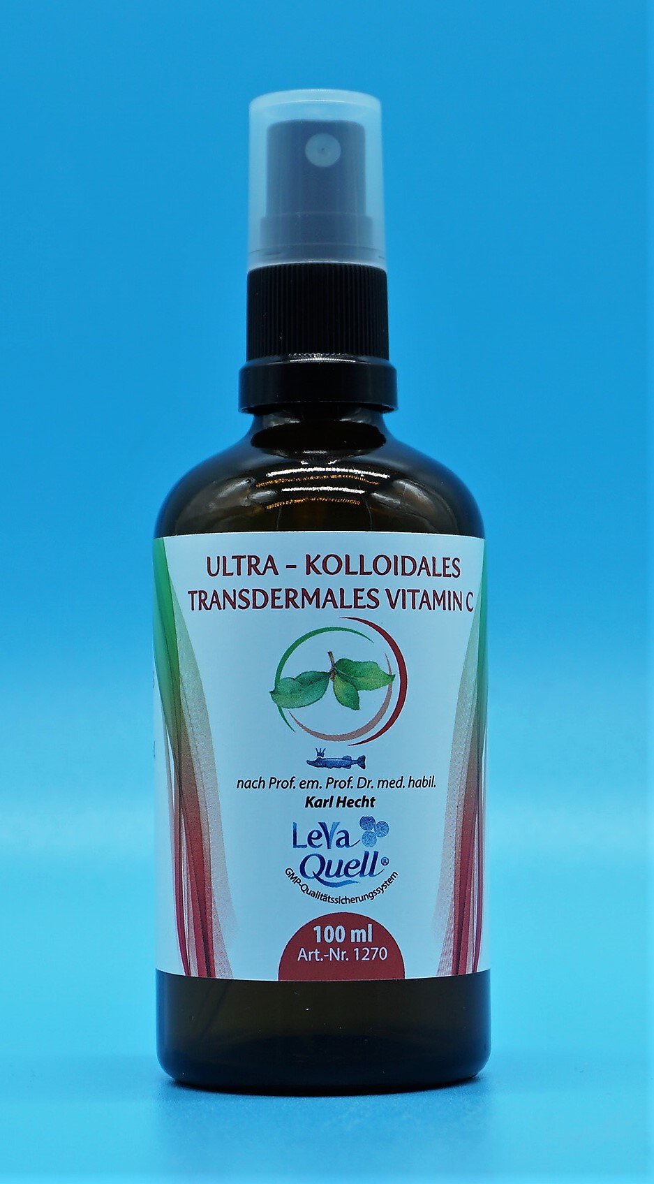 1 Flasche ultra-kolloidales Vitamin C 100ml mit Spraykopf Braunglas-Flasche